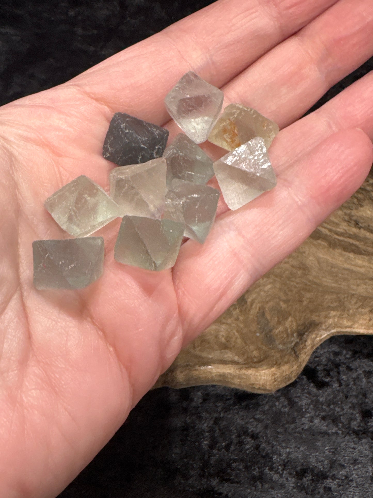 Fluorite octahedron