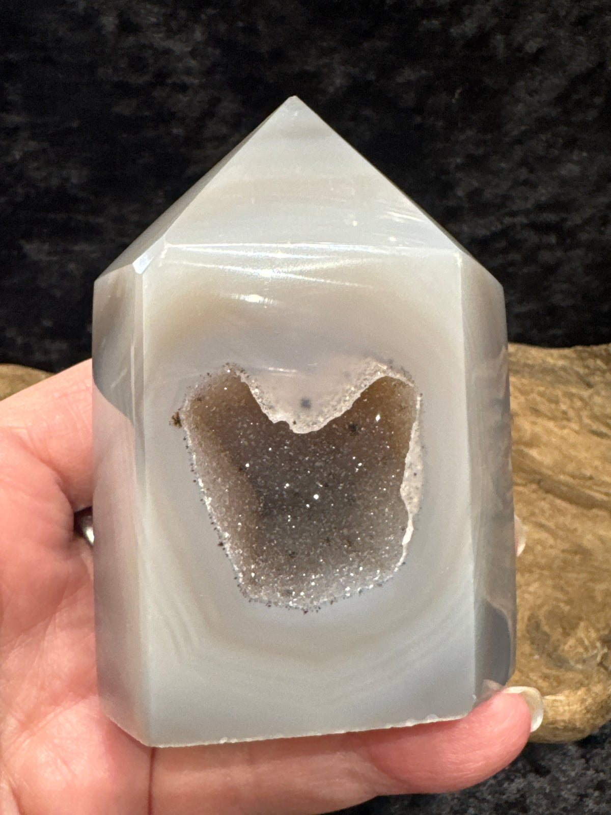 Druzy Agate towers