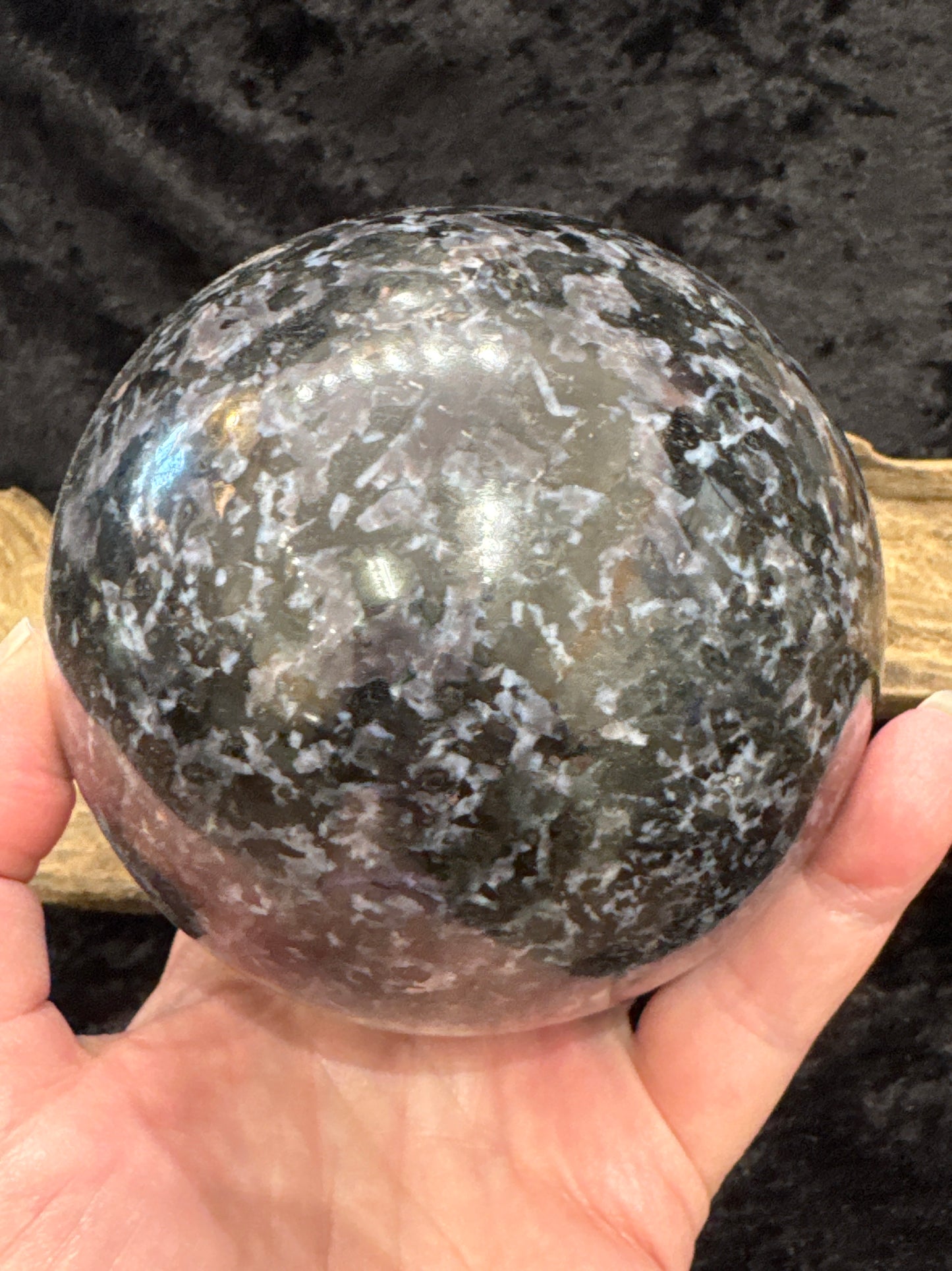 Indigo Gabbro (Mystic Merlinite) - sphere