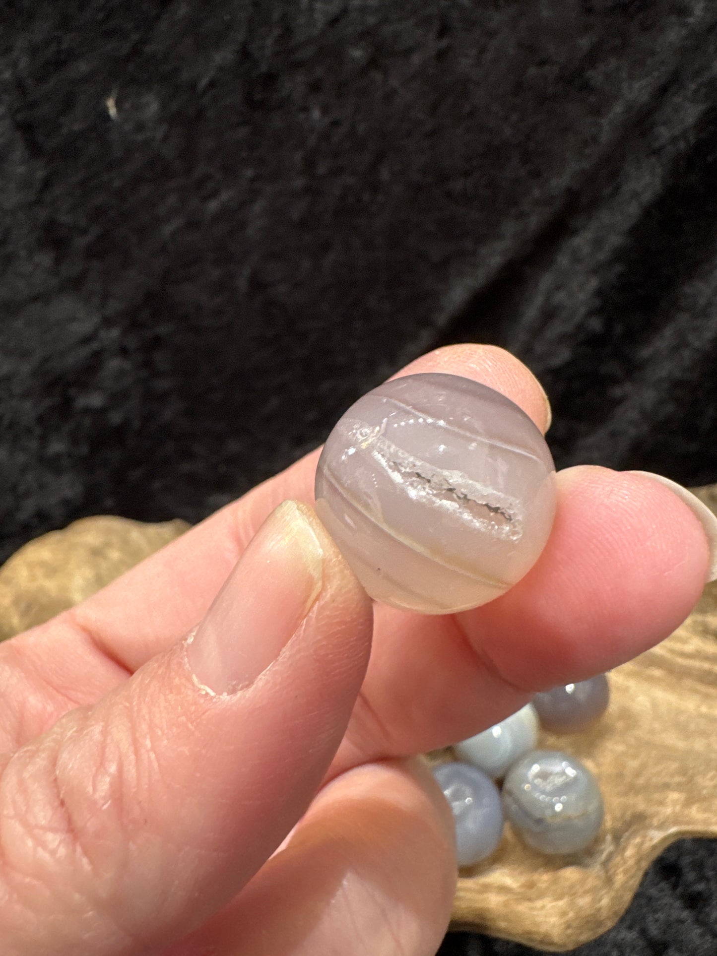 Mini Druzy Agate Spheres