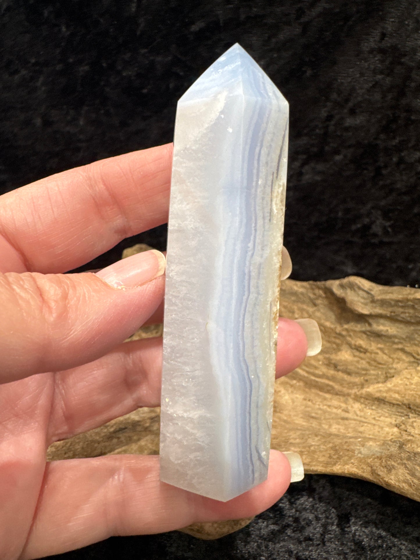 Blue Lace Agate tower