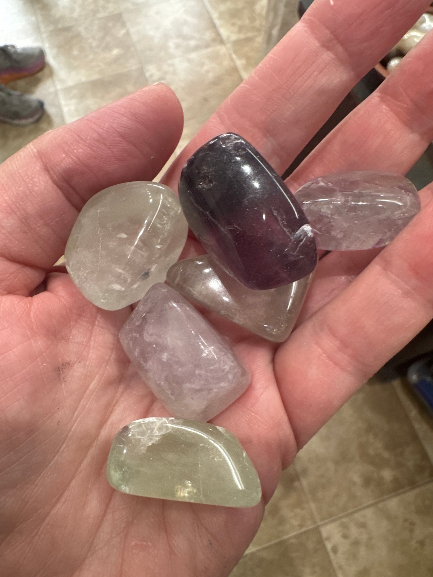 Tumbled Fluorite
