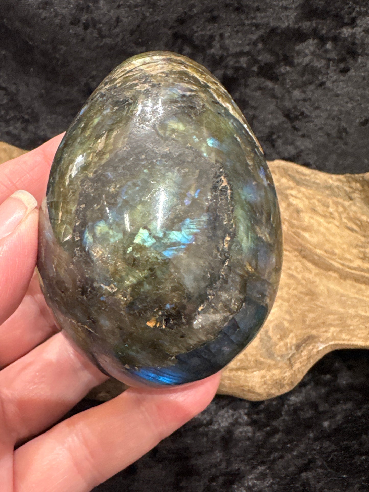 Labradorite egg
