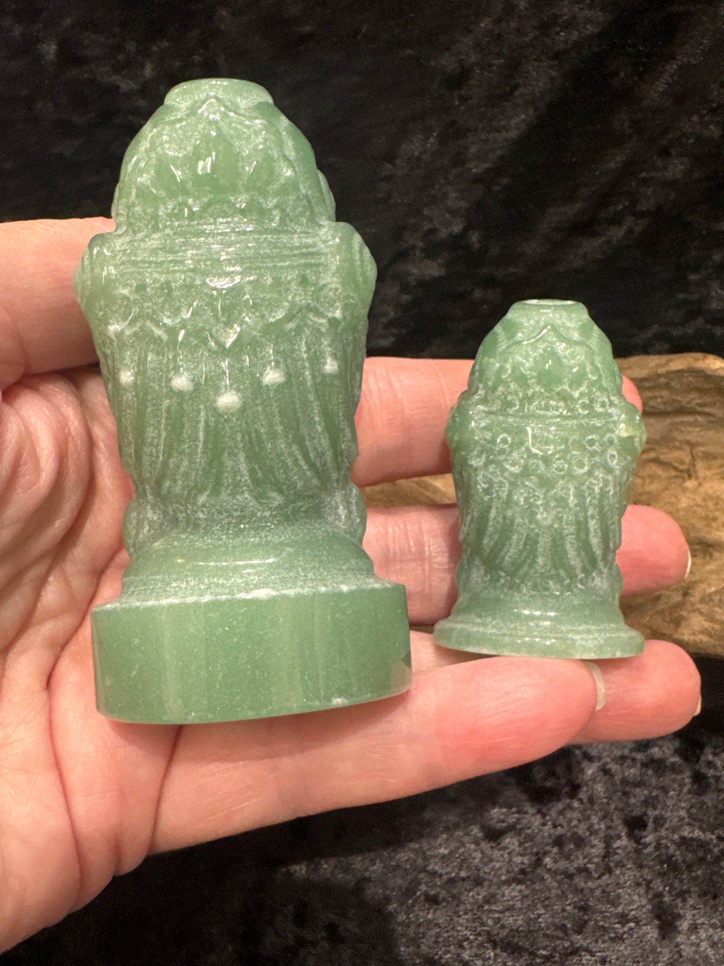 Green Aventurine Kuan Yin Carving