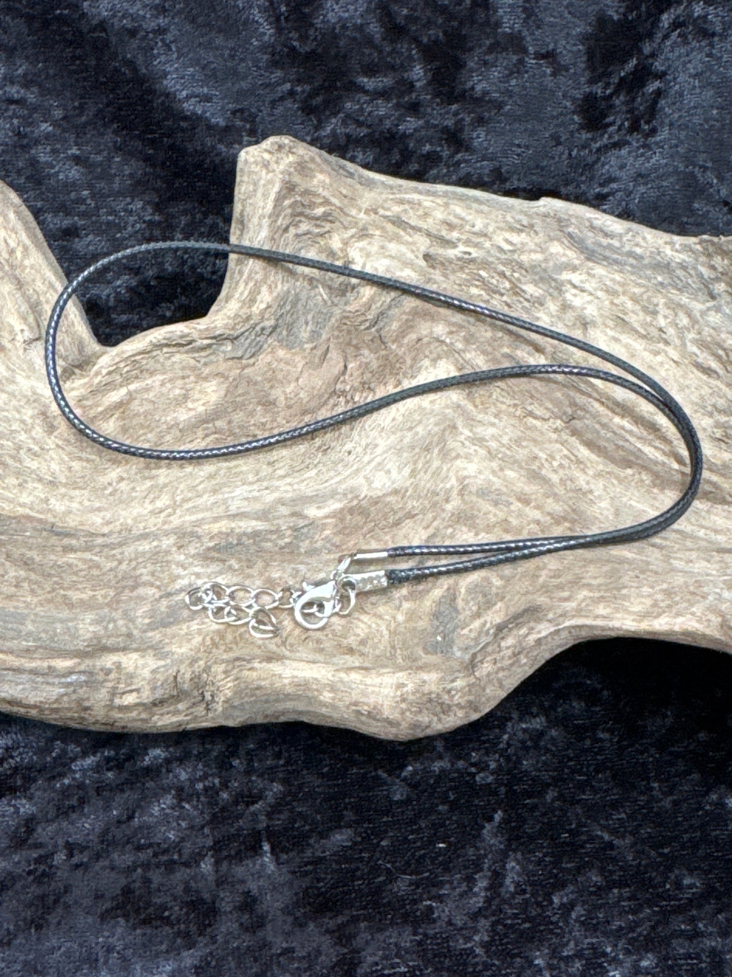 Dalmatian stone wire wrapped pendant