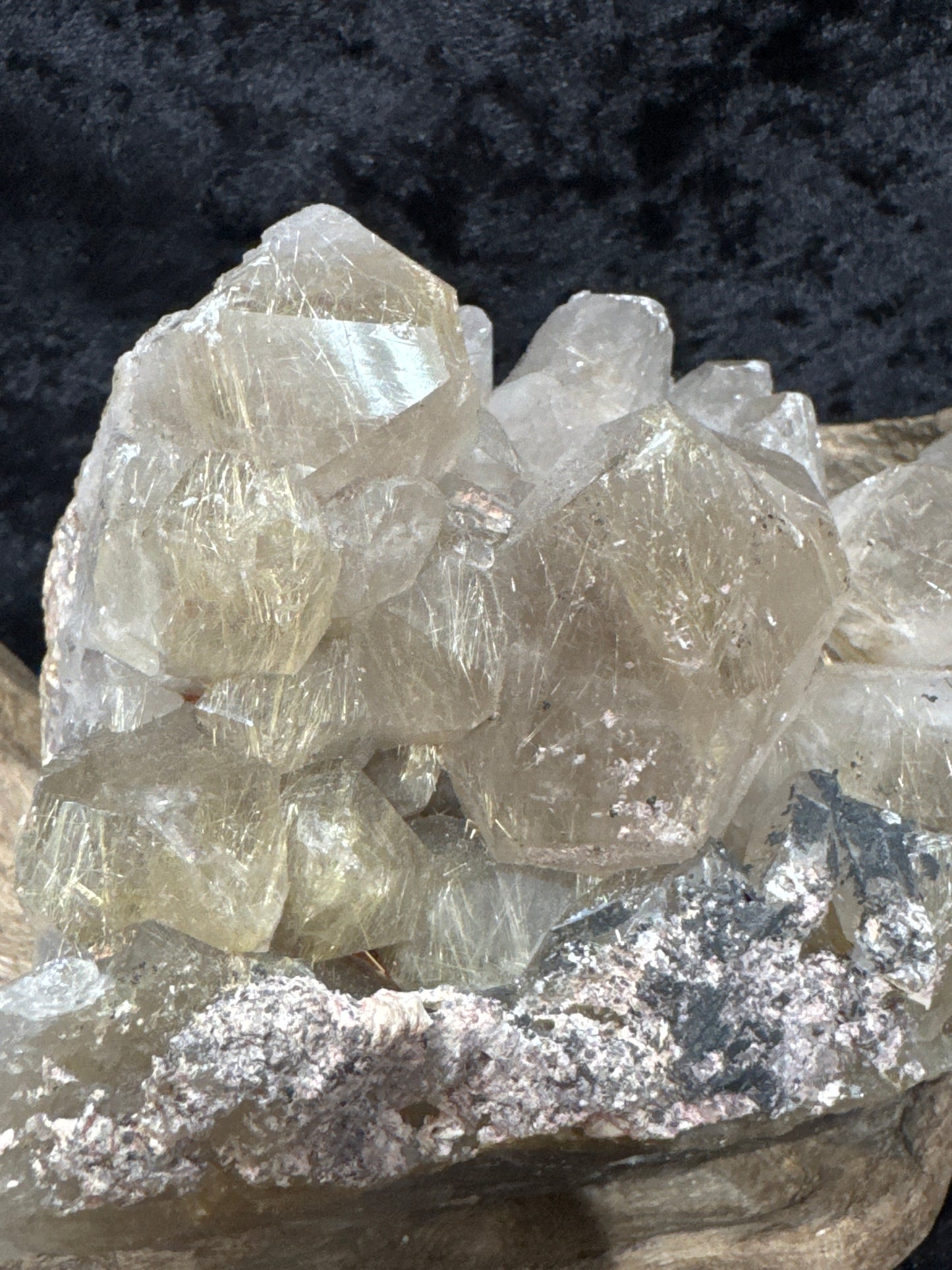 Rutilated Quartz cluster