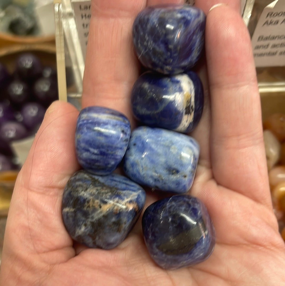 Tumbled Sodalite