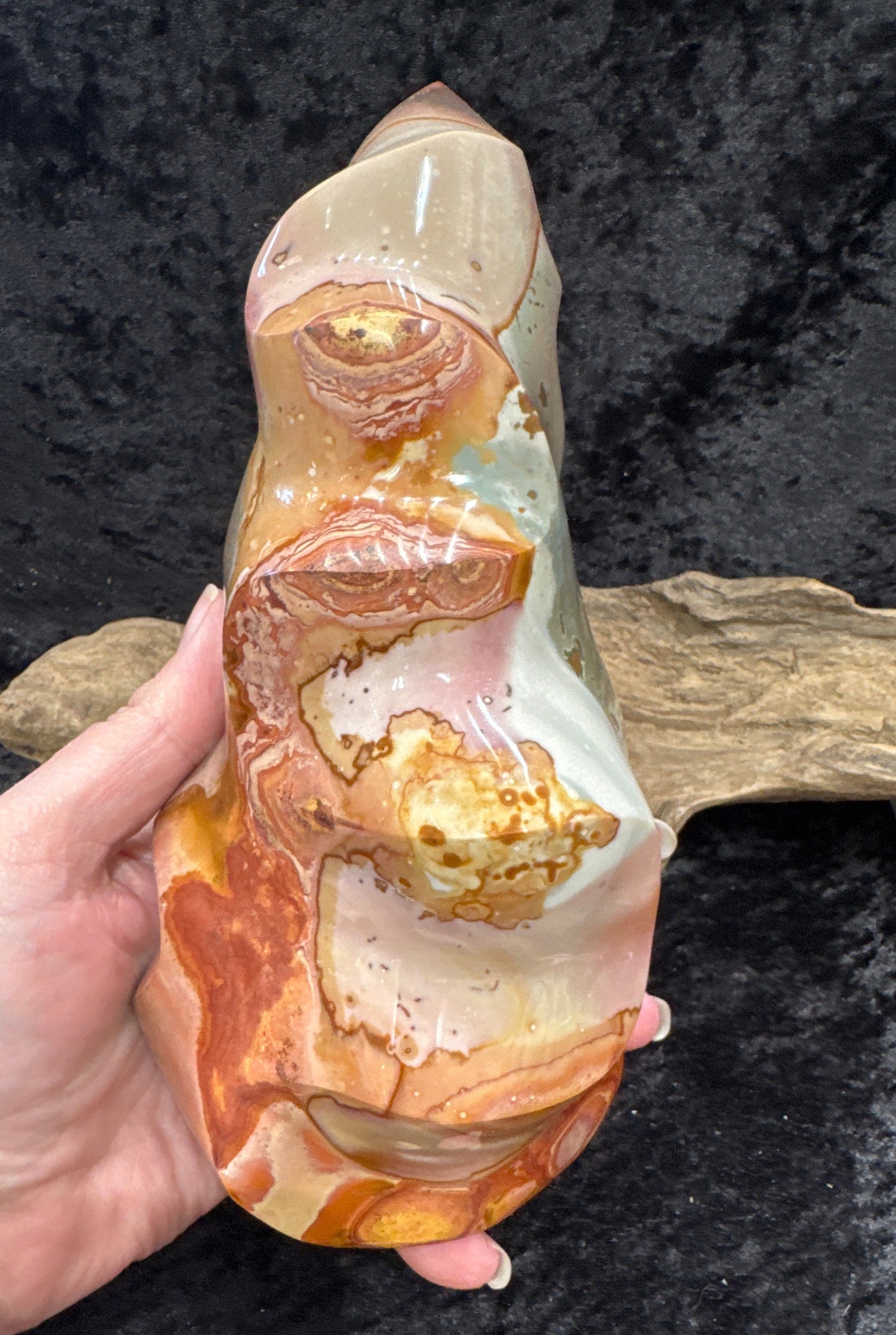Polychrome Jasper Flames