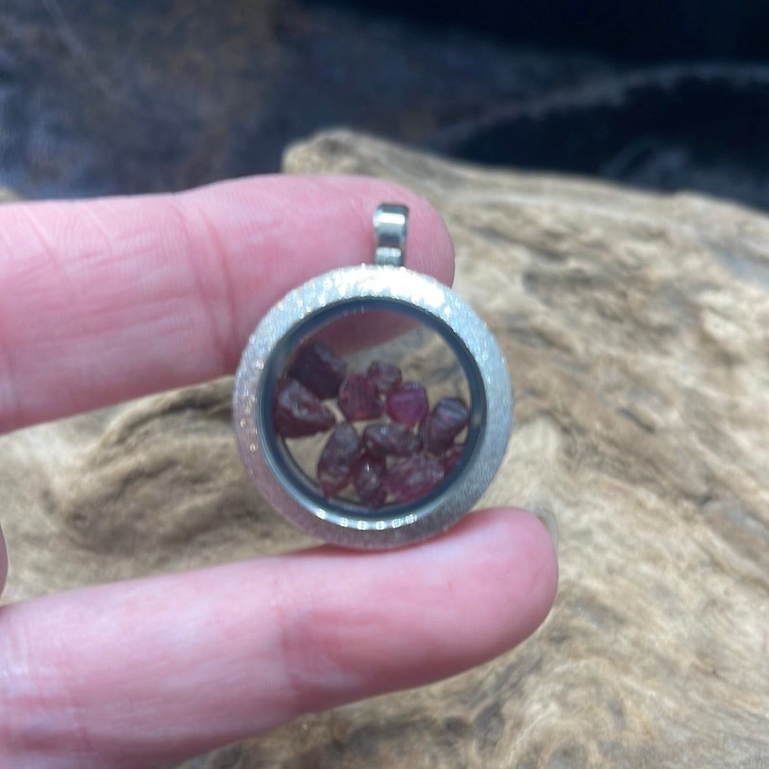 Glass locket