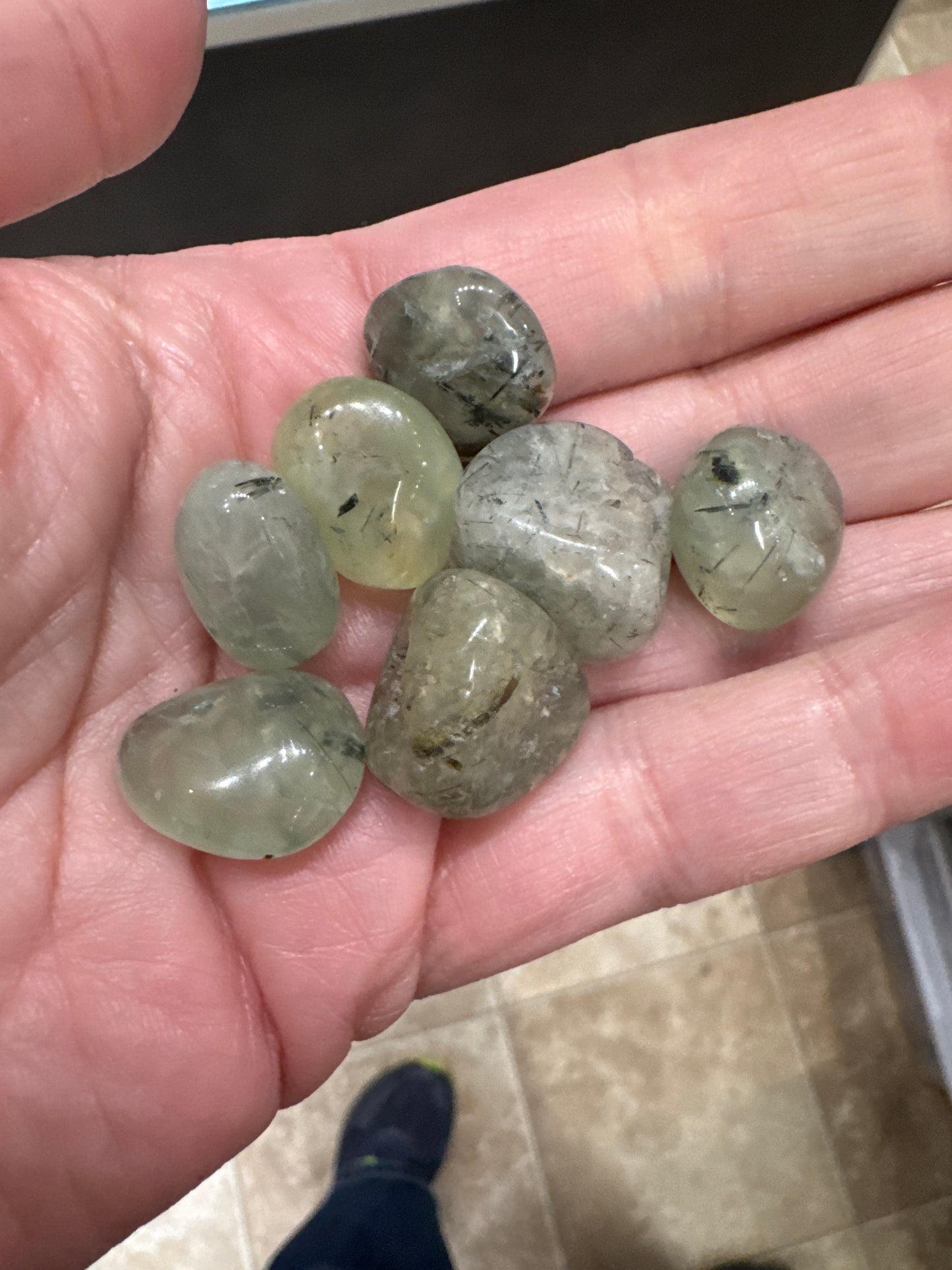 Tumbled Prehnite