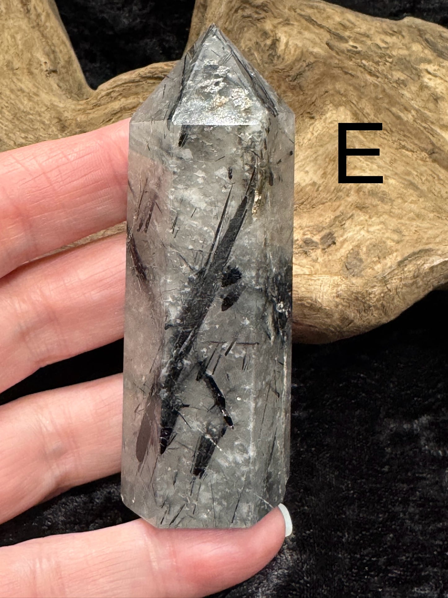 Tourmalinated quartz tower