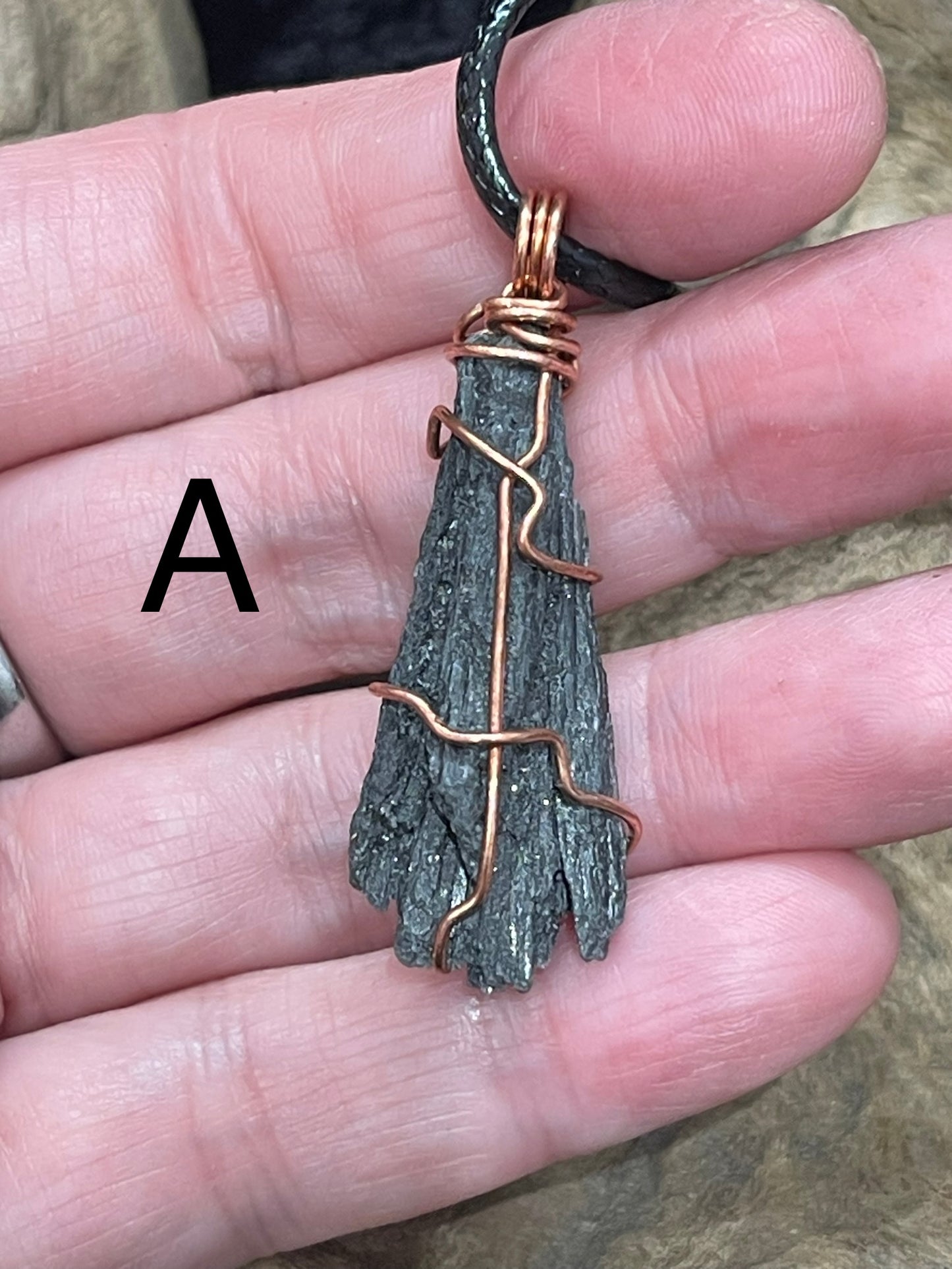 Handmade wire wrap pendants