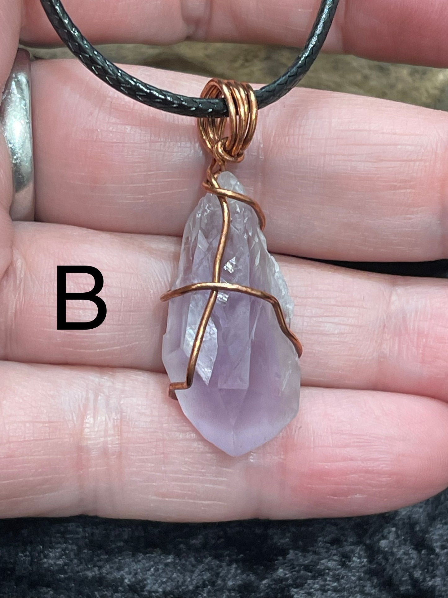 Handmade wire wrap pendants