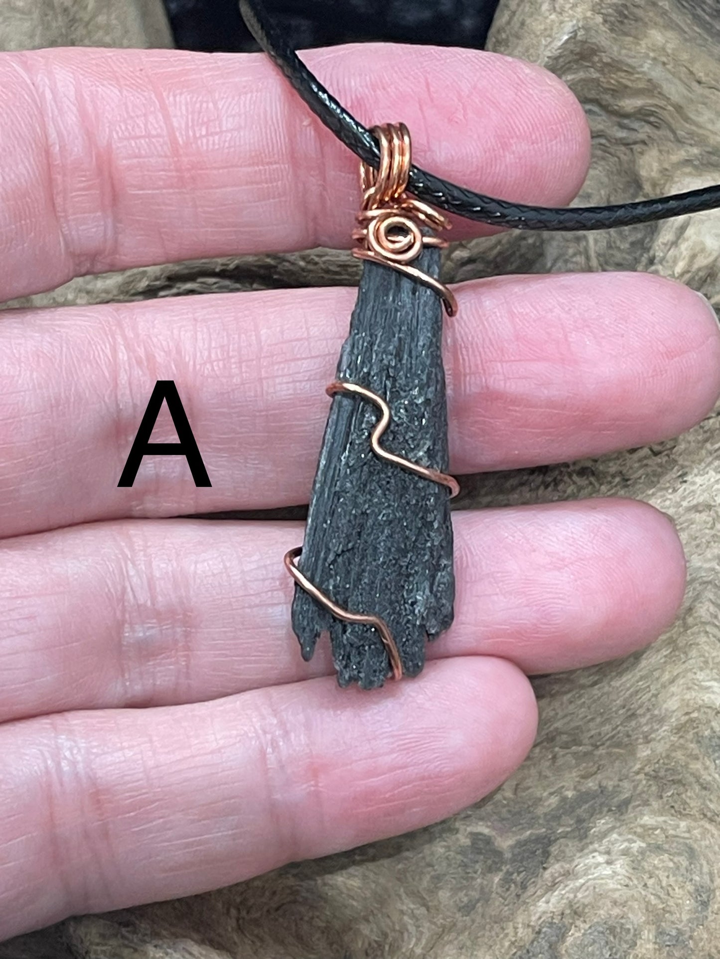 Handmade wire wrap pendants