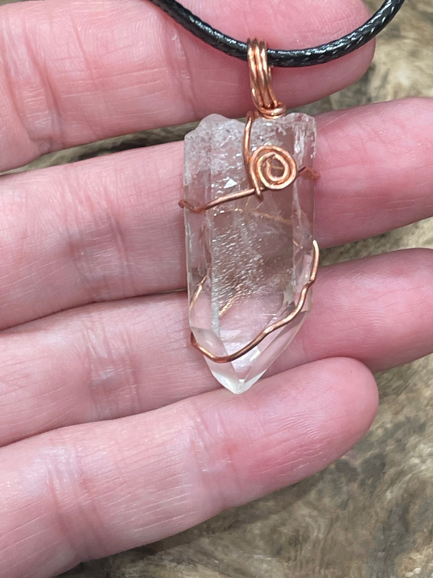 Handmade wire wrap pendants