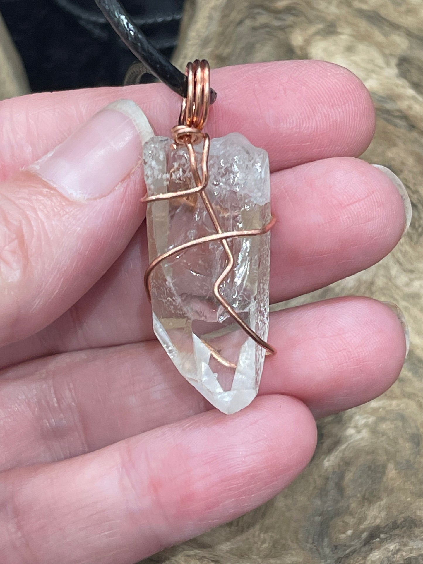 Handmade wire wrap pendants