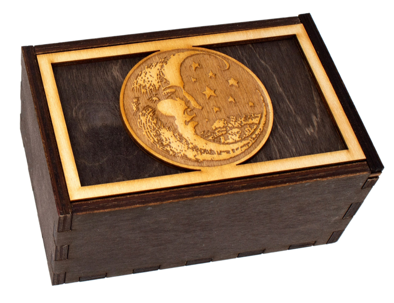 Wooden slide top boxes