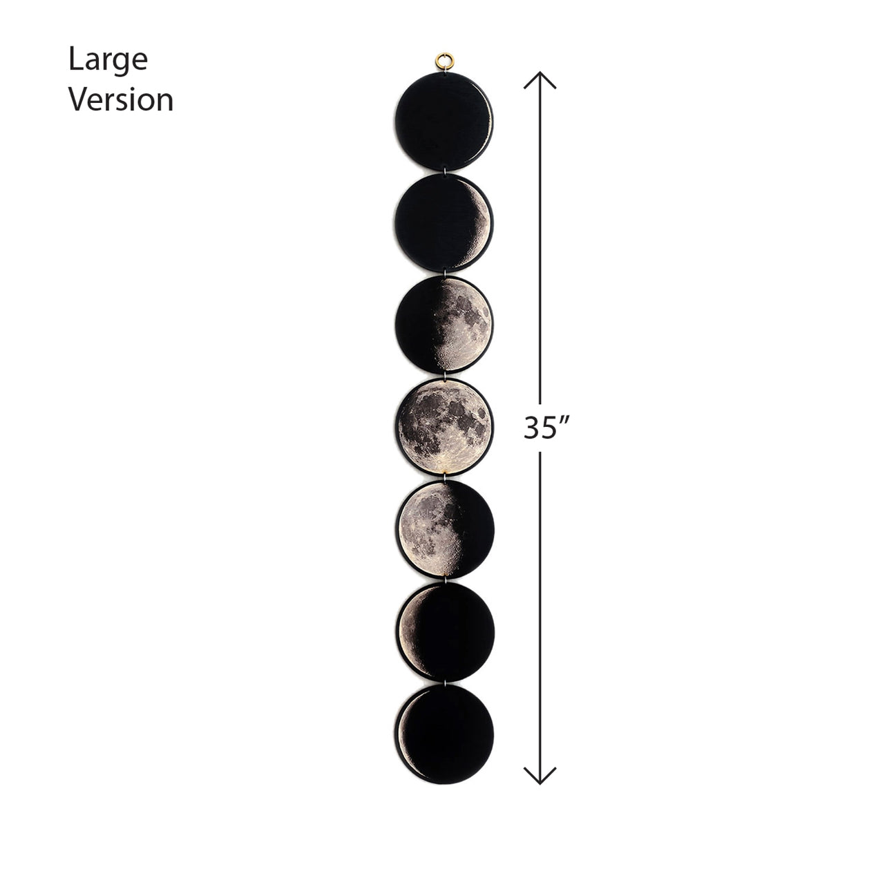 Moon phase linked wall art