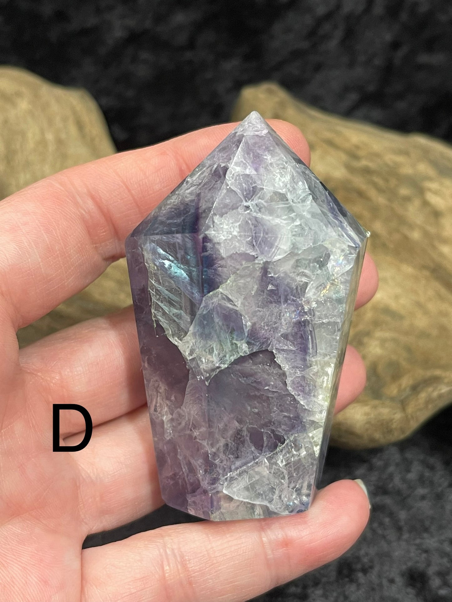 Fluorite polished points