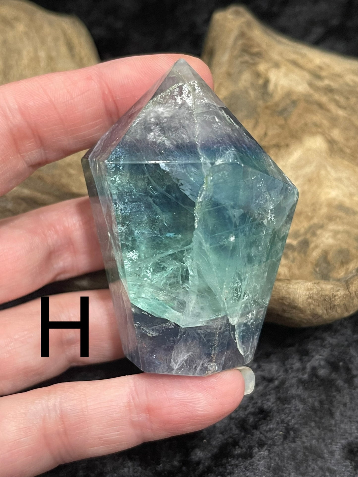 Fluorite polished points