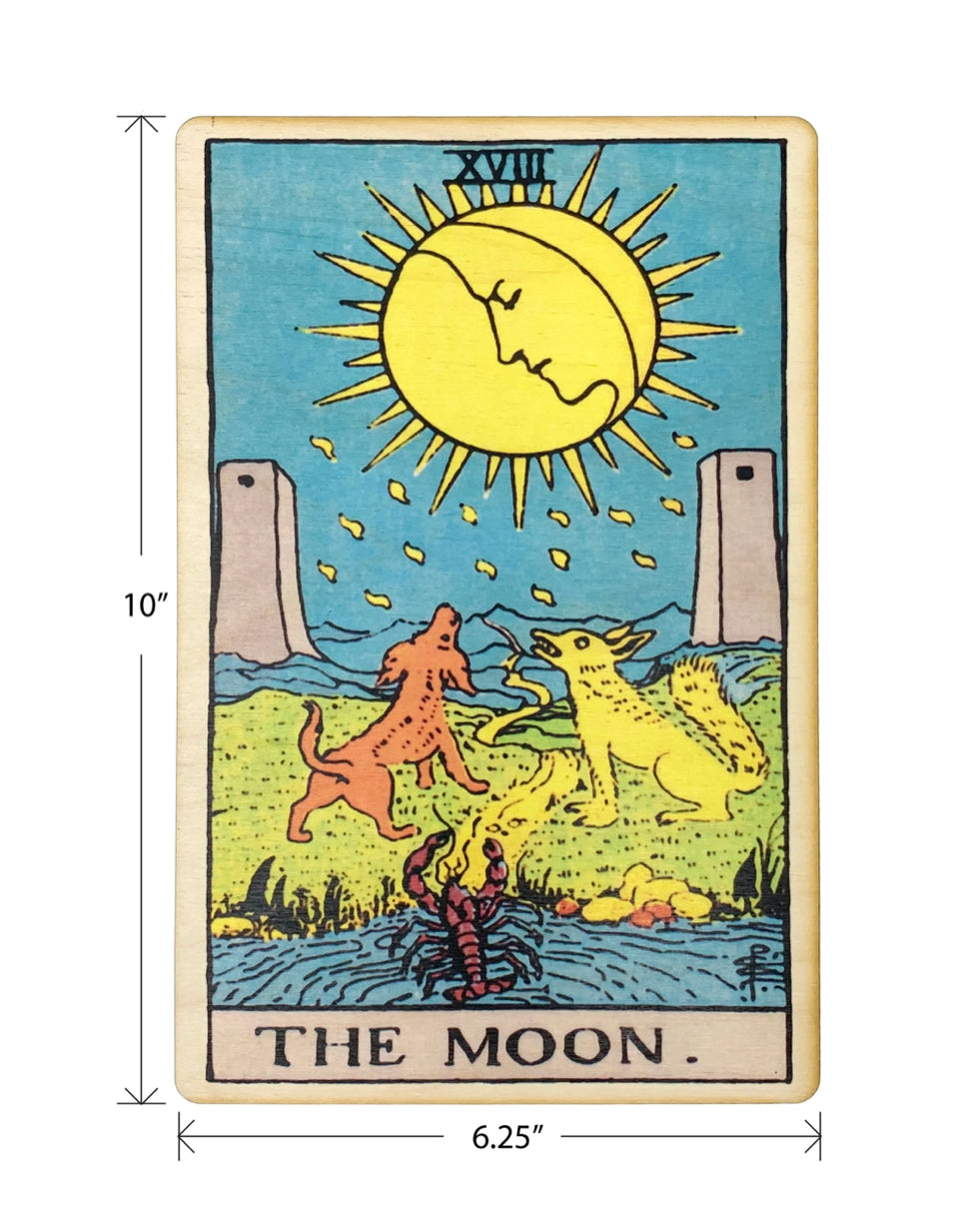 Tarot wooden wall art
