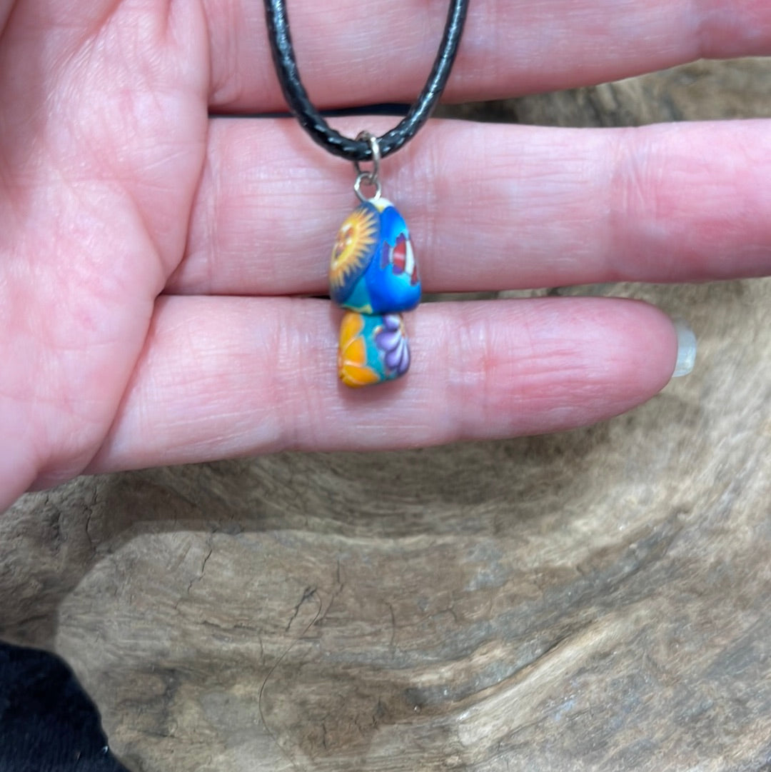 Mushroom necklace