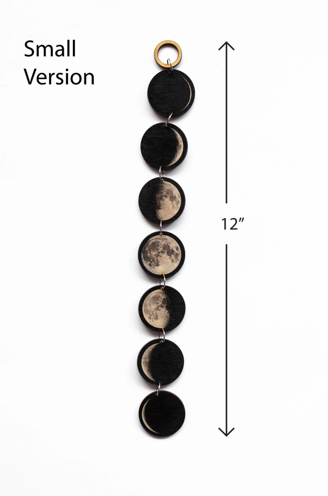 Moon phase linked wall art