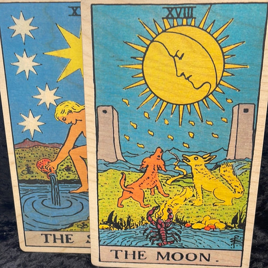 Tarot wooden wall art