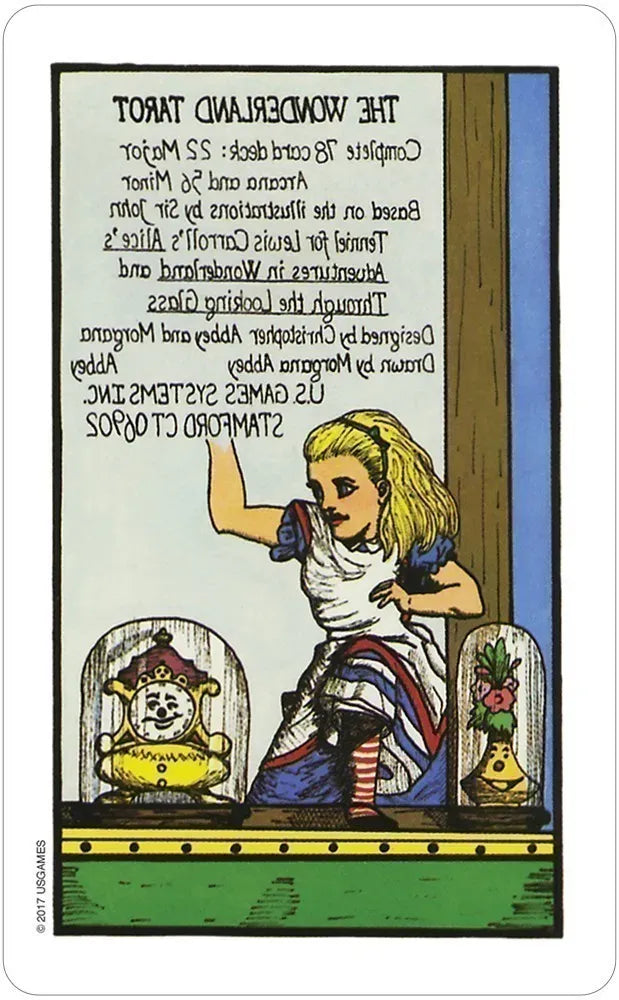 Wonderland Tarot in a tin