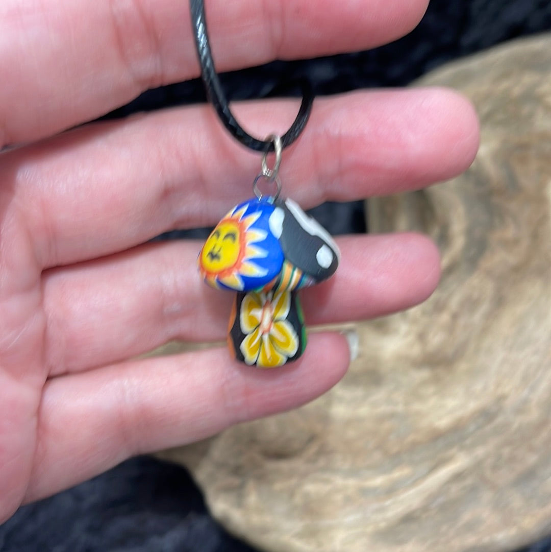 Mushroom necklace