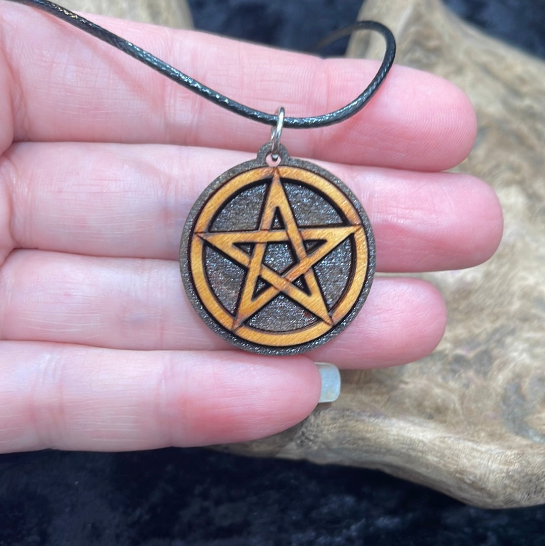 Wood pendants