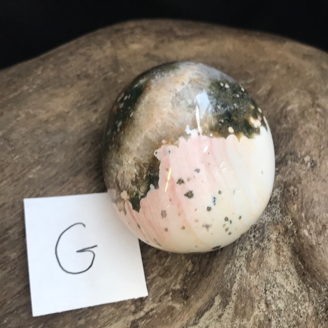 Ocean Jasper palm stones