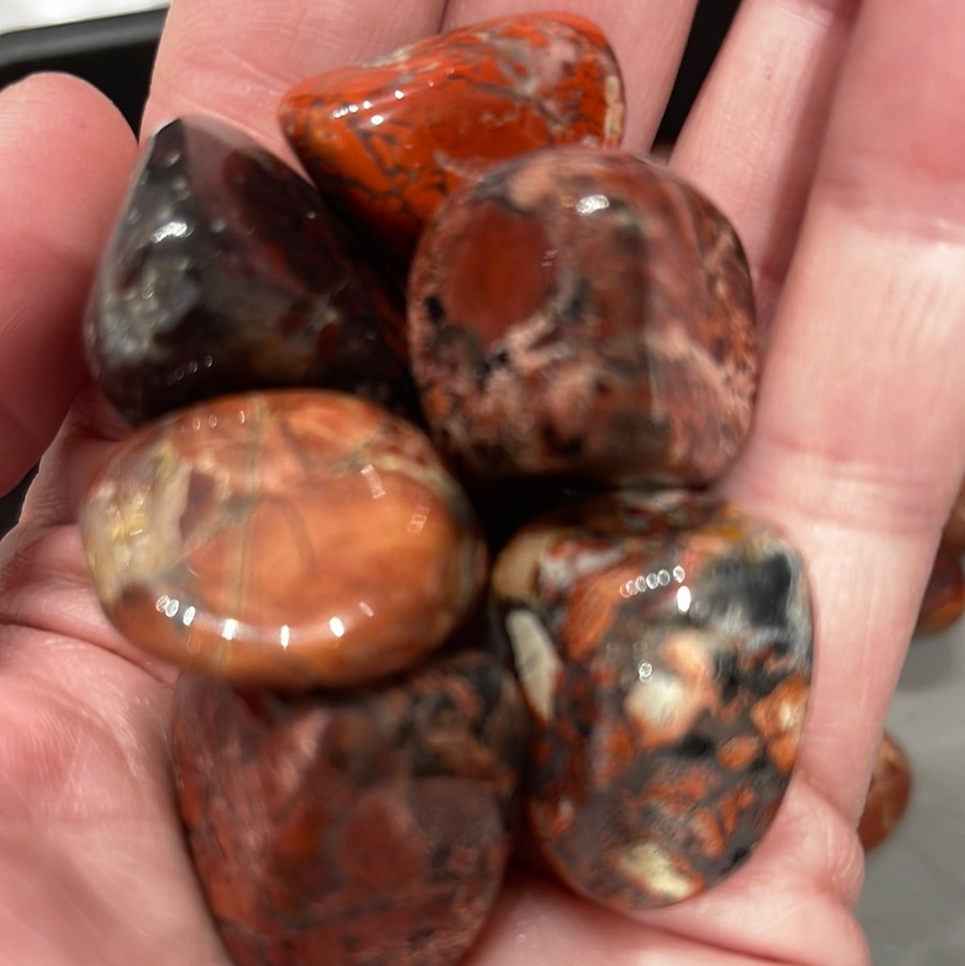 Tumbled Breciated Jasper