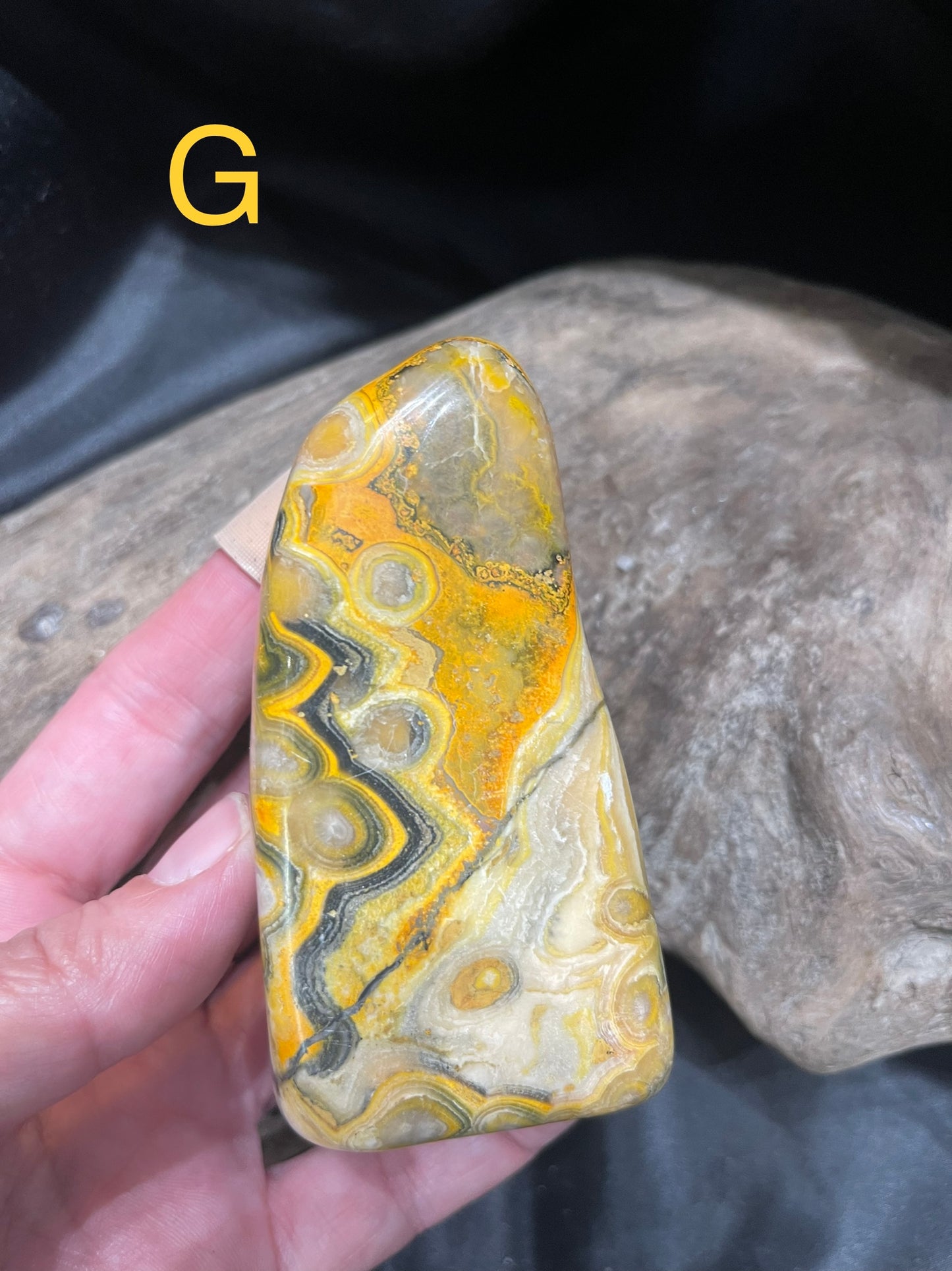 Bumblebee Jasper polished shapes