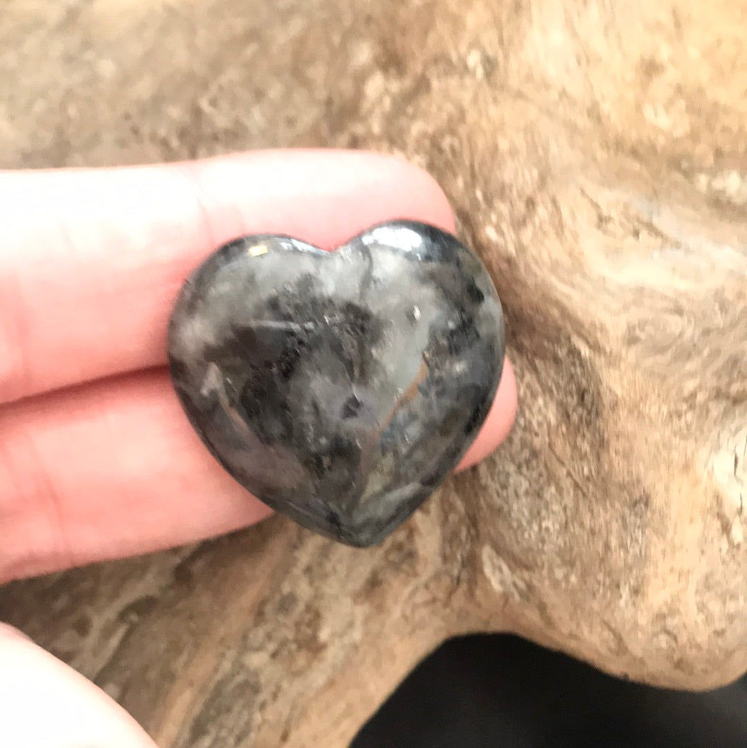 Assorted gemstone hearts