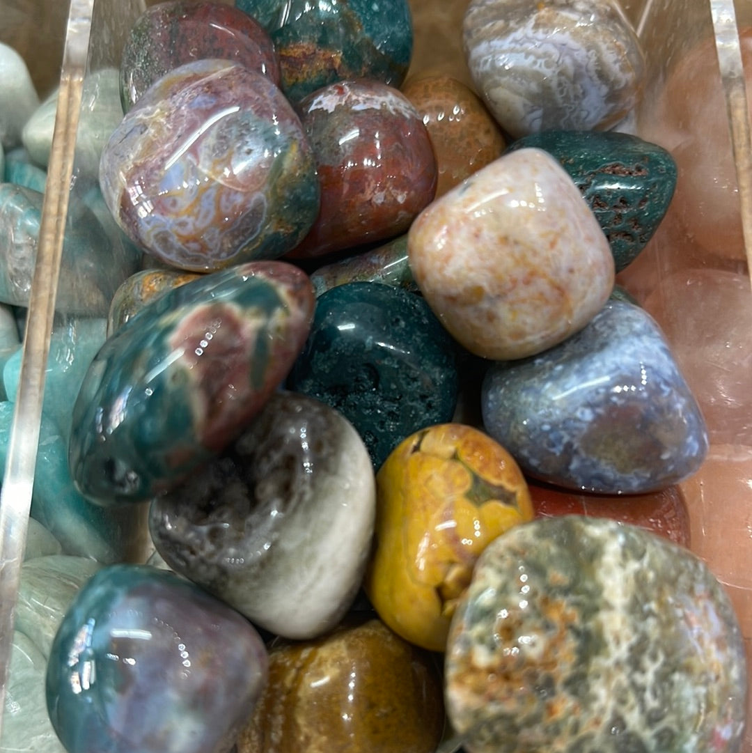 Tumbled Orbicular (Ocean) Jasper
