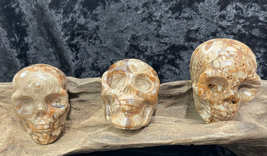 Calcite skull