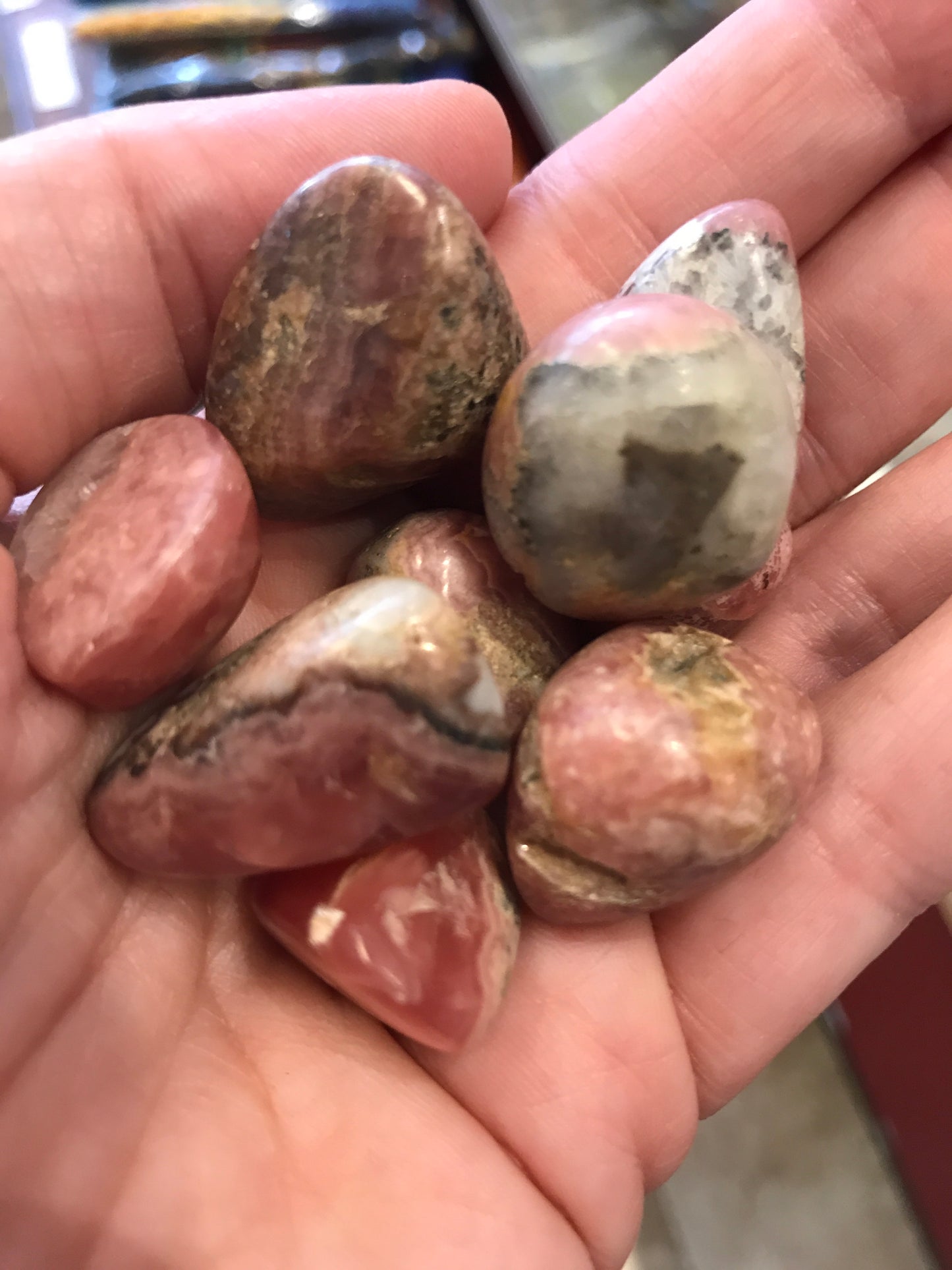 Tumbled Rhodochrosite