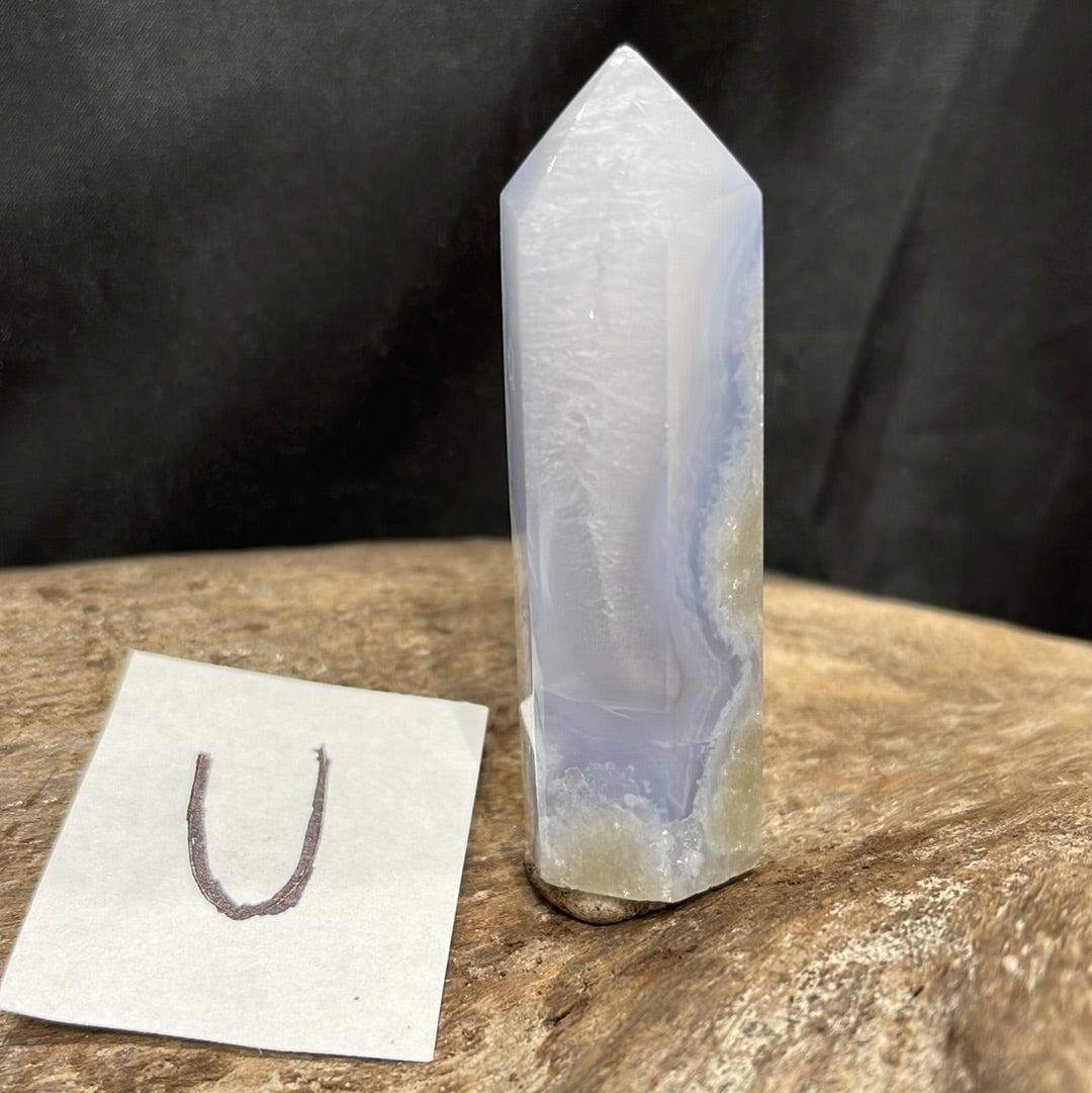 Blue Lace Agate tower