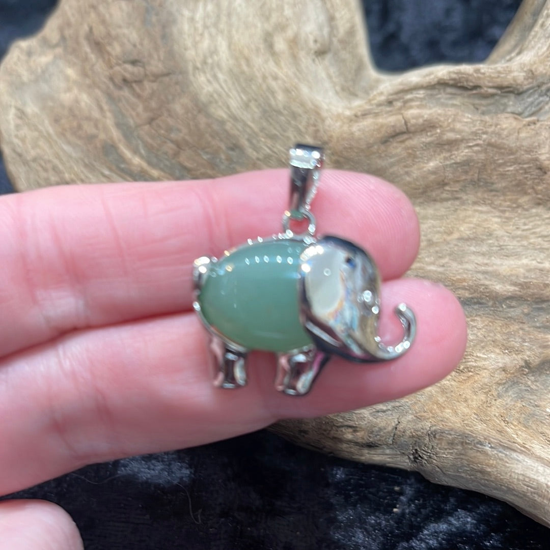 Bezel set crystal pendants