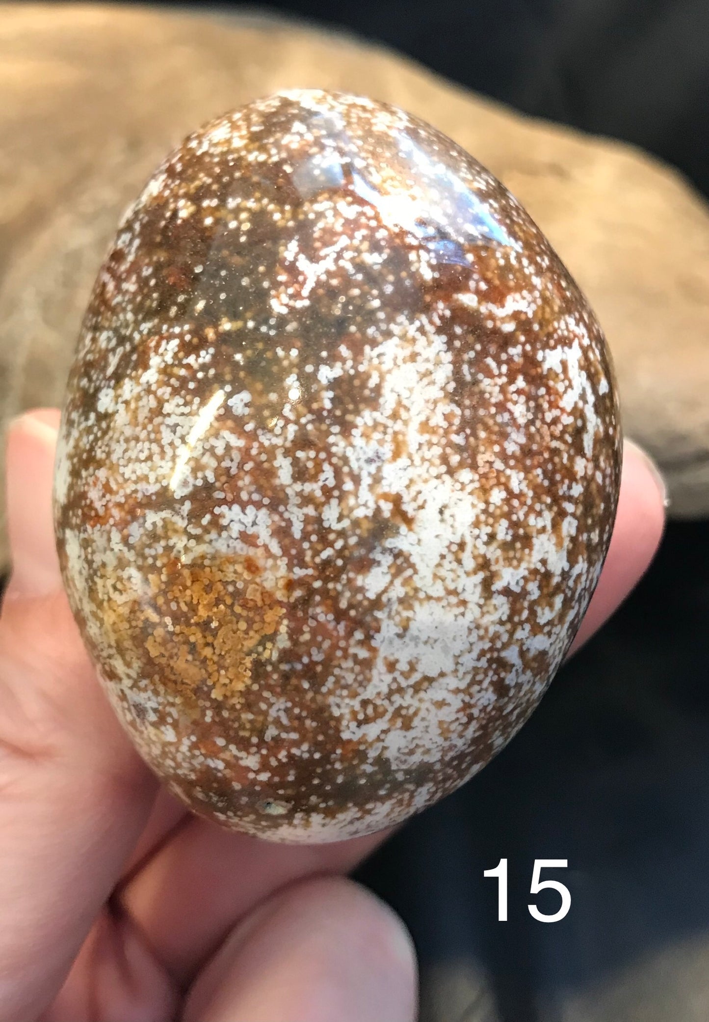 Ocean Jasper palm stones