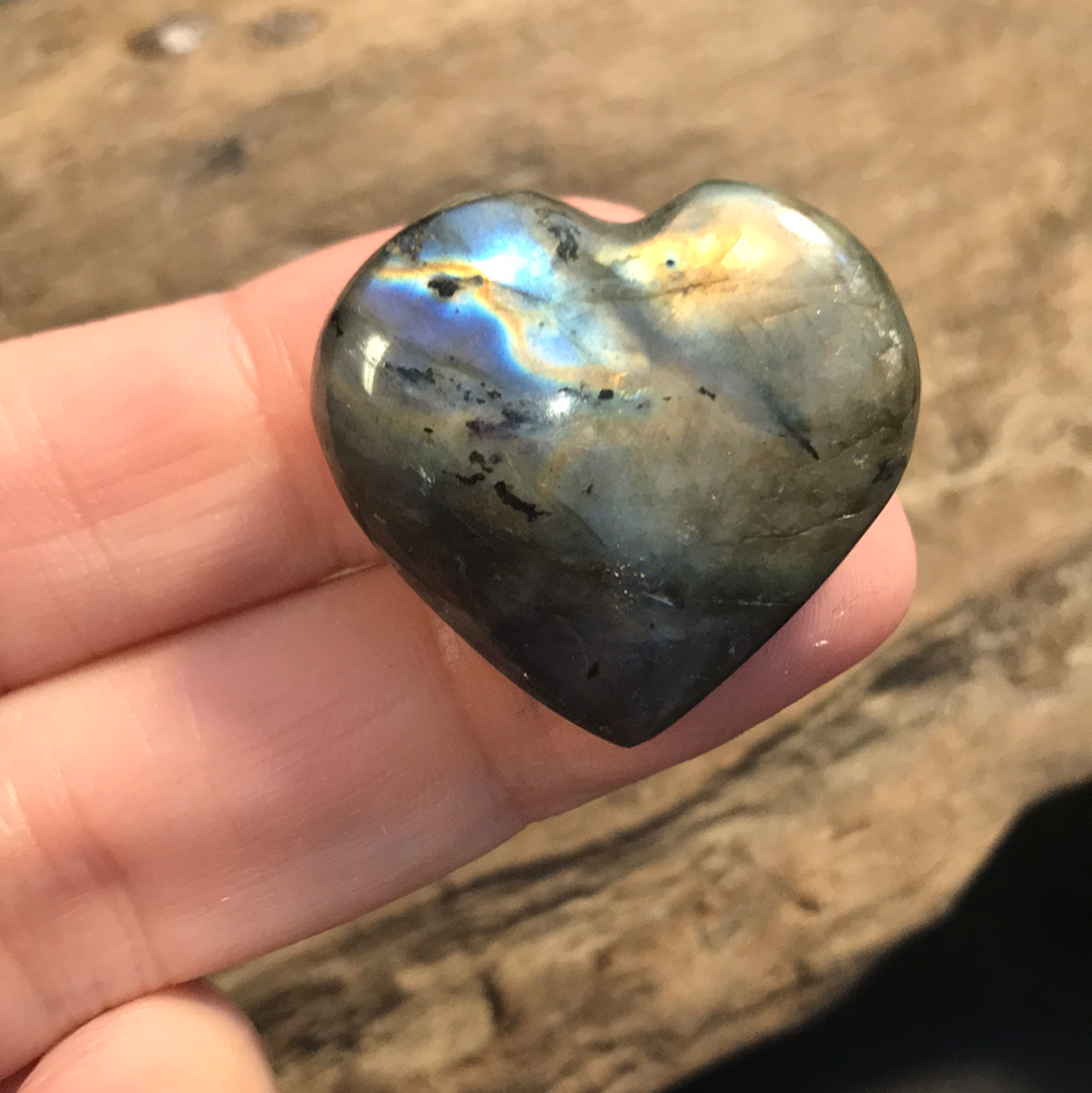 Assorted gemstone hearts