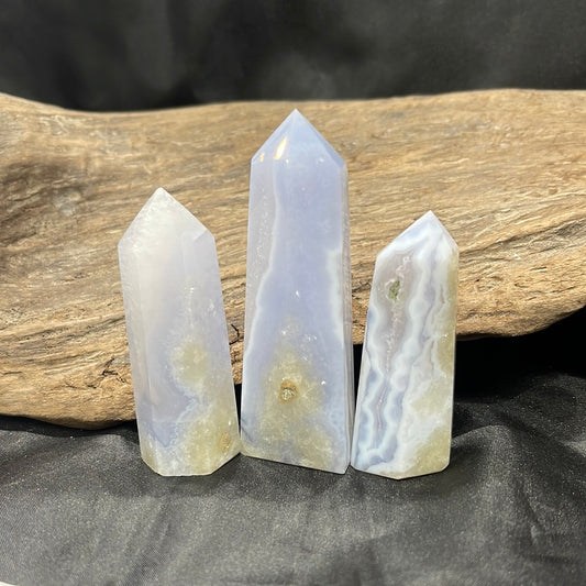 Blue Lace Agate tower