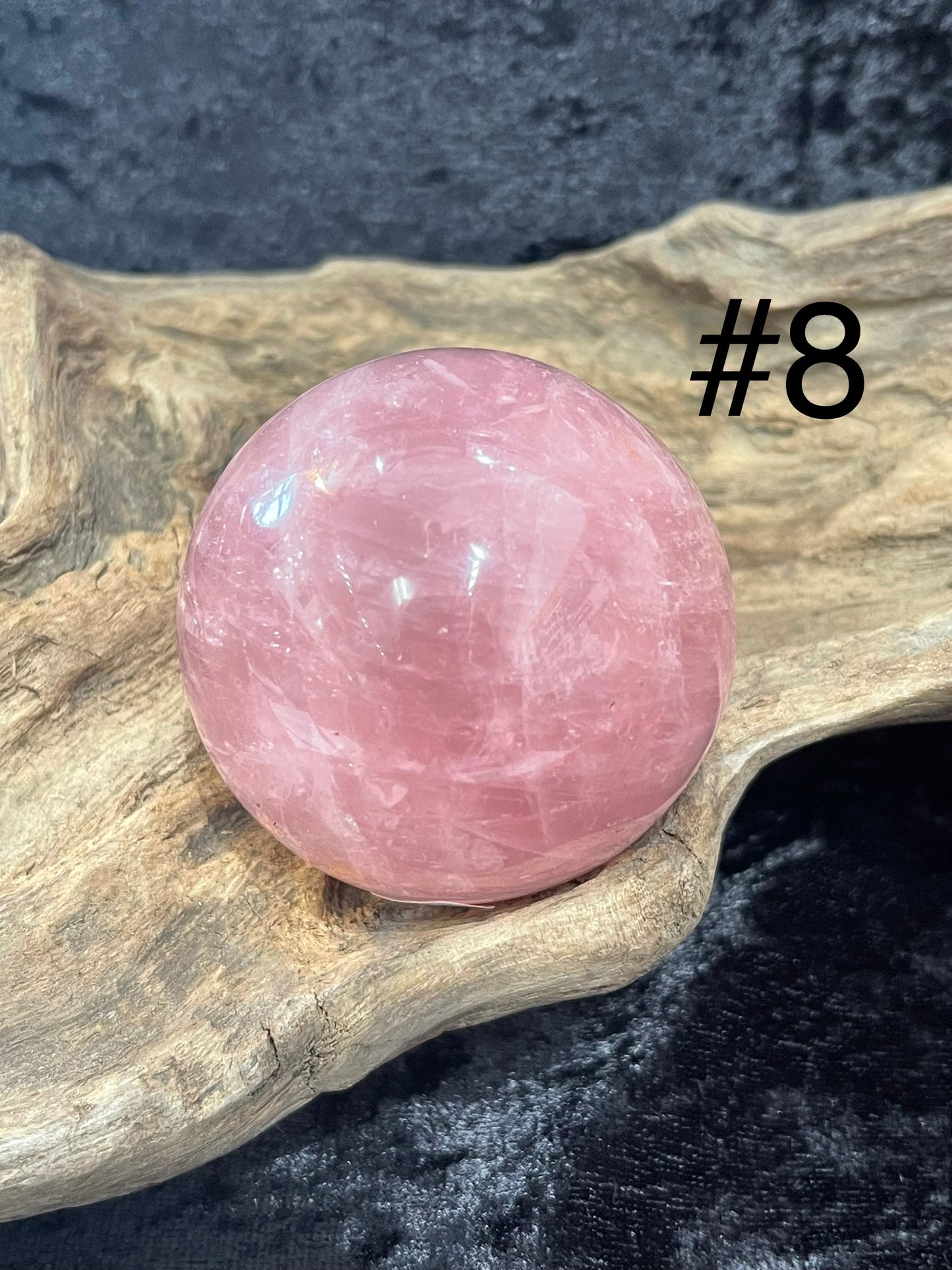 Rose quartz sphere