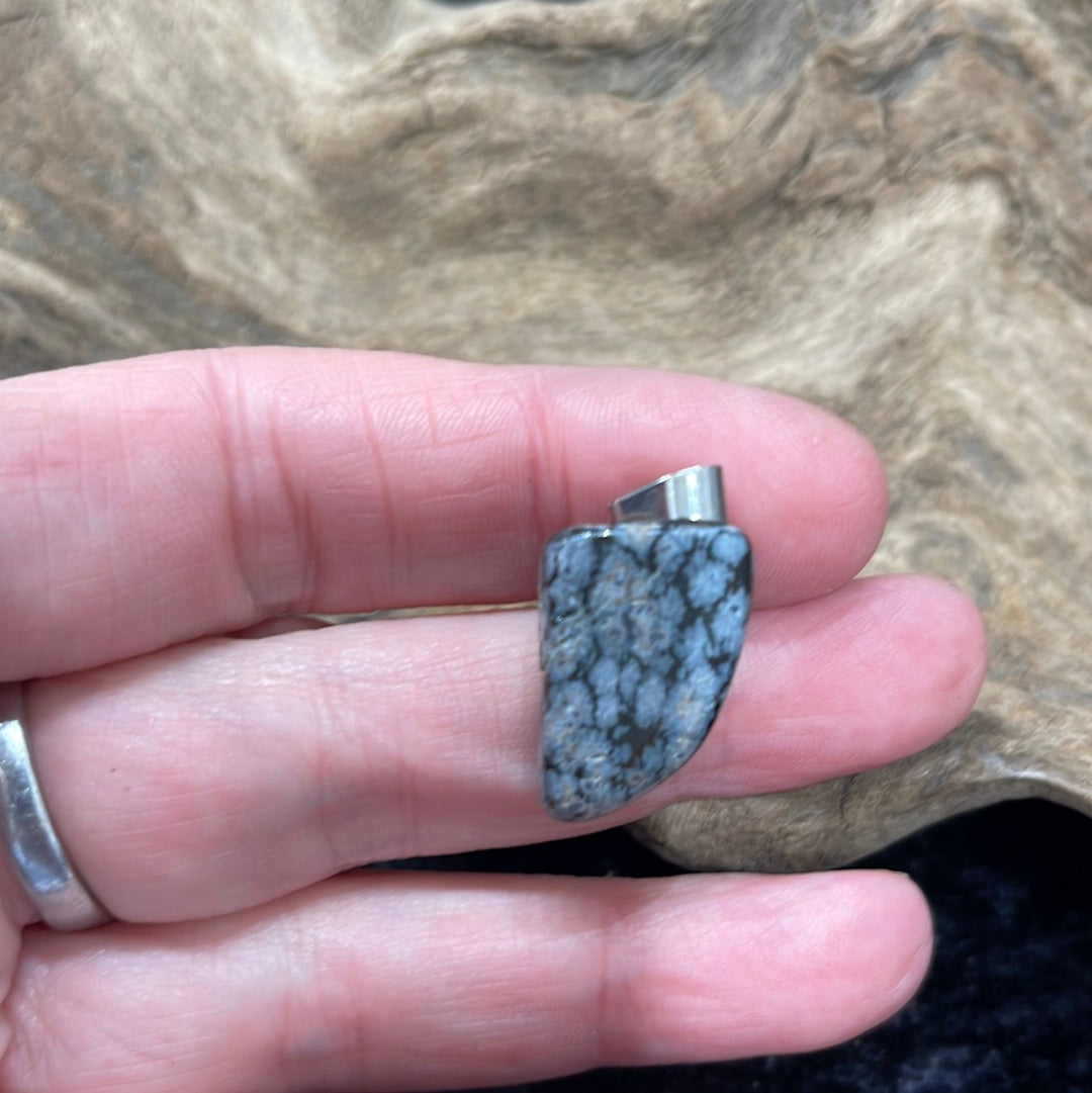 Points and Tumbled crystal pendants