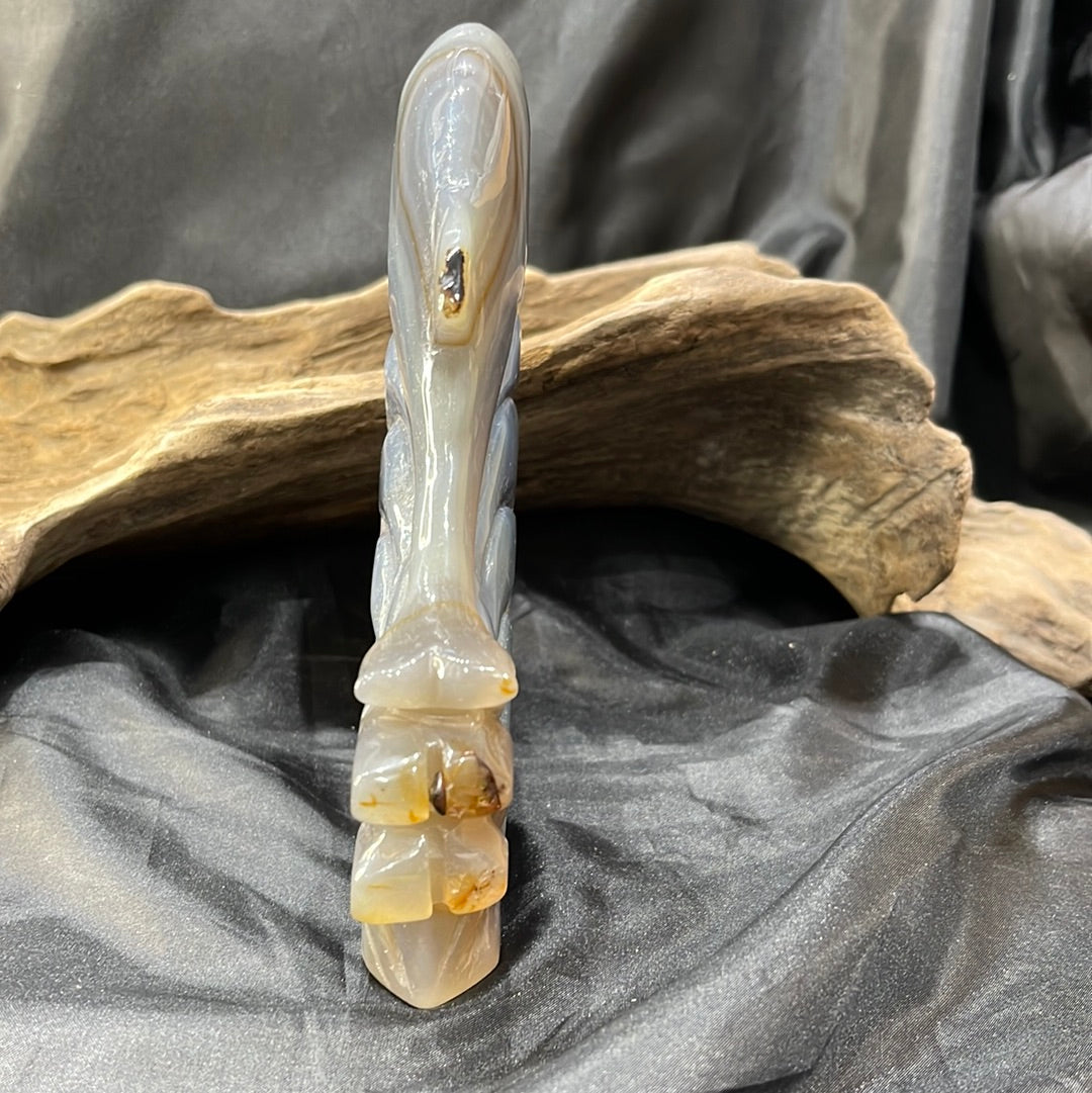 Druzy Agate Dolphin