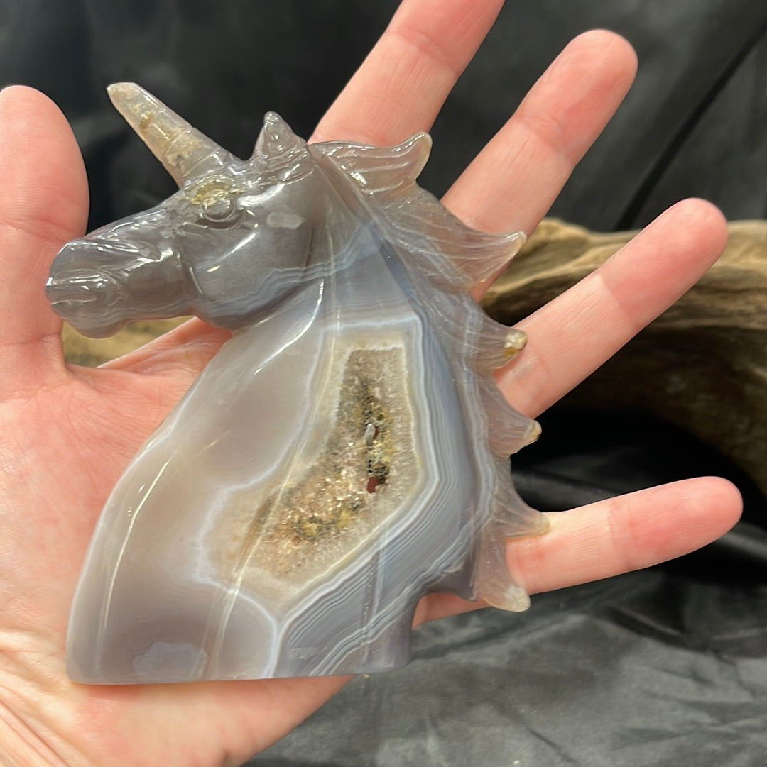Druzy Agate Unicorn