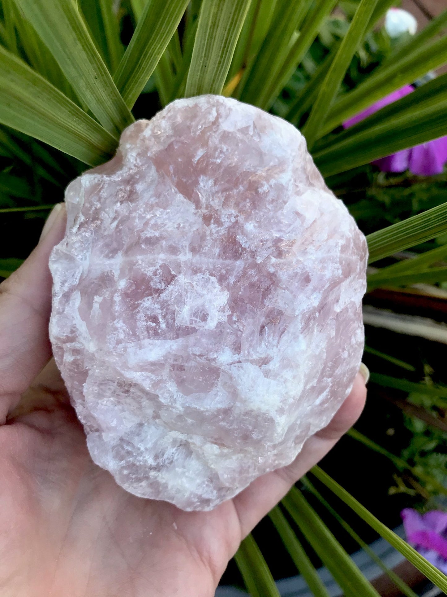 Rose quartz - raw rough