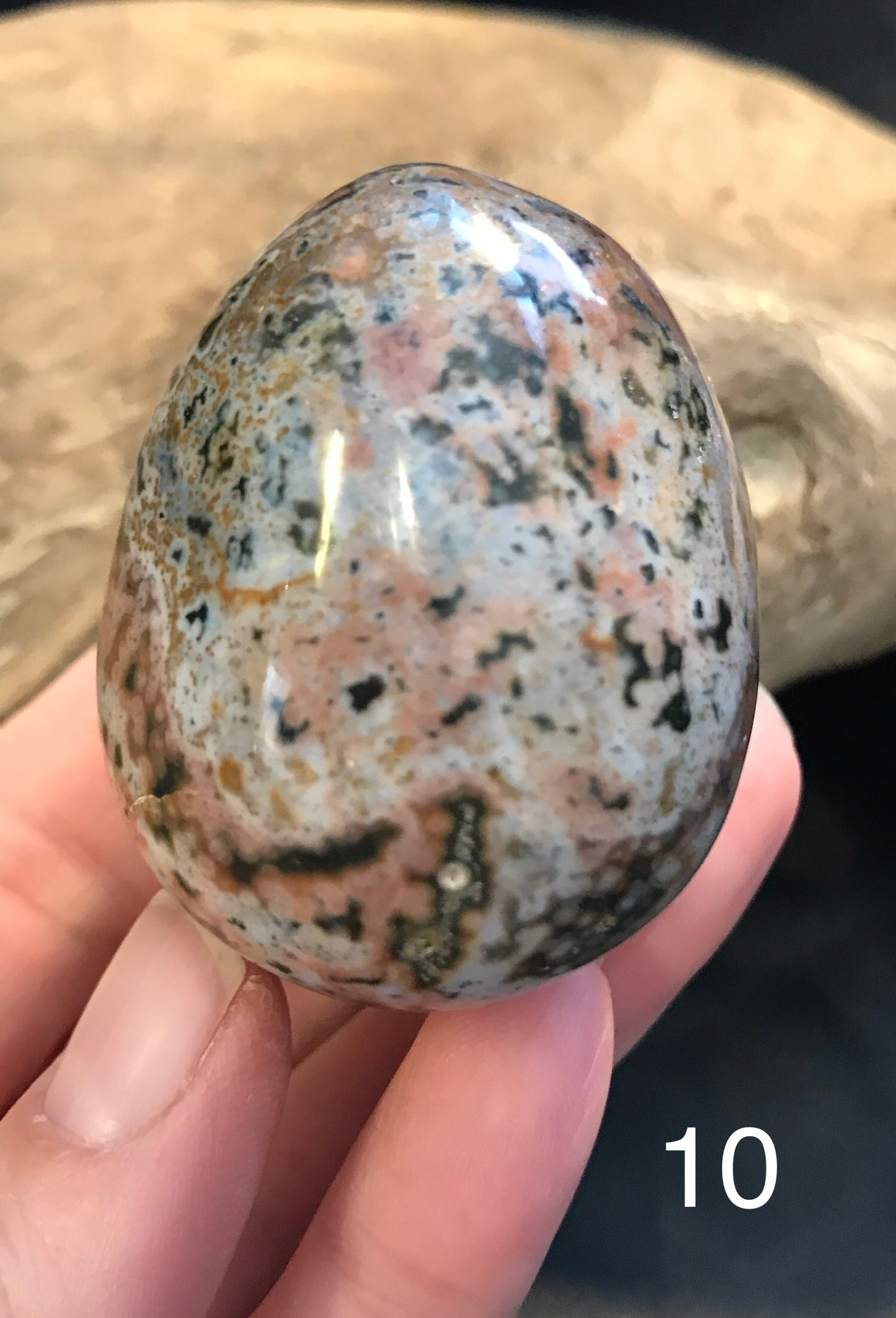 Ocean Jasper palm stones