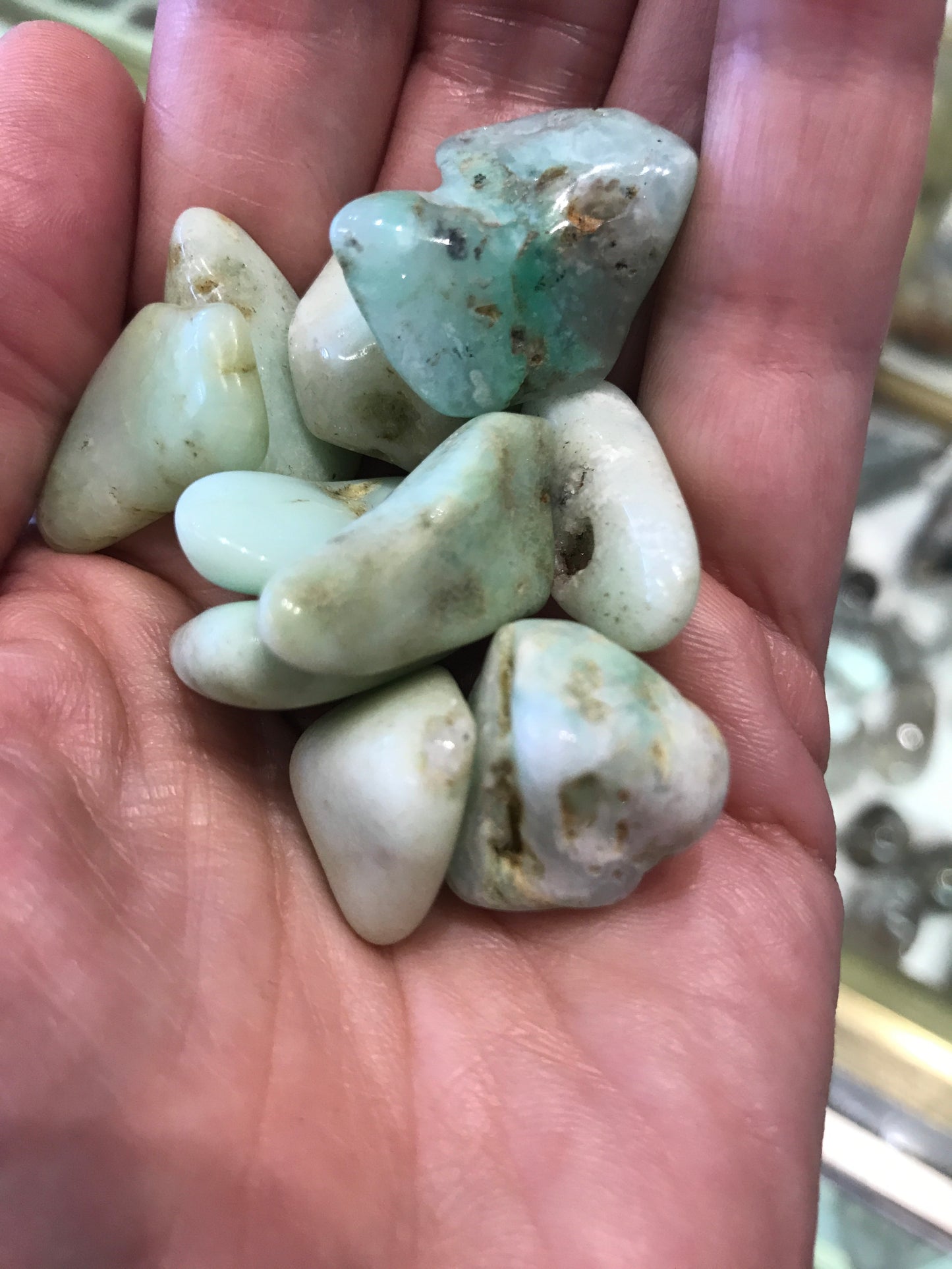 Tumbled Chrysoprase